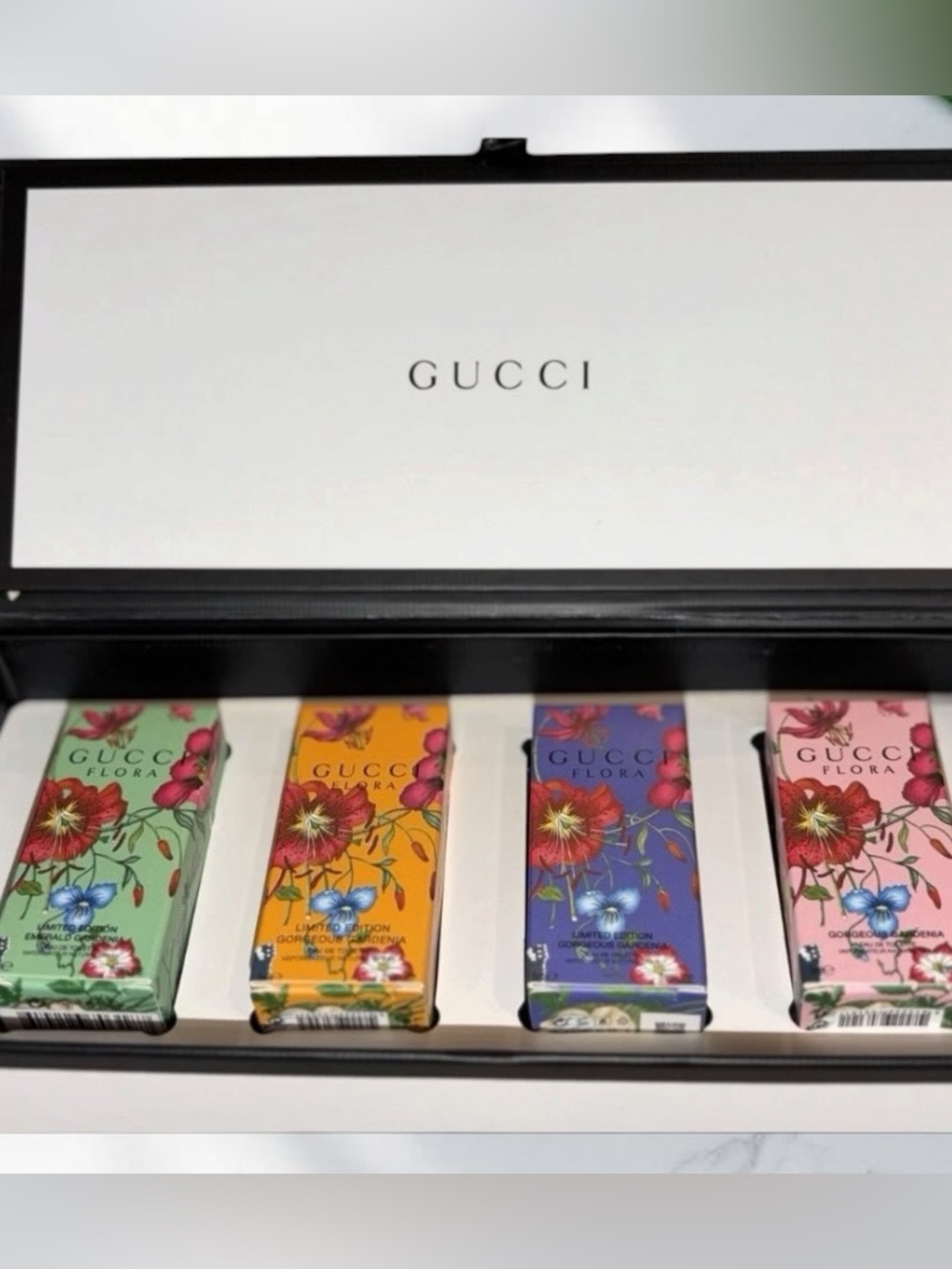Gucci Flora Mini Perfume Gift Set – 4 x 5ml Travel Size Fragrances - Picture 6 of 6